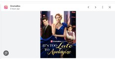 It's Too Late to Apologize Full Movies English Sub