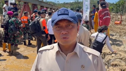 Mensesneg: Presiden Cek Jembatan Penghubung Tapanuli Tengah-Tapanuli Selatan