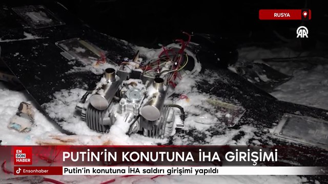 Rusya'da Savunma Bakanlığı, Putin’in konutuna yönelik İHA saldırı girişimine ait görüntüleri yayımladı