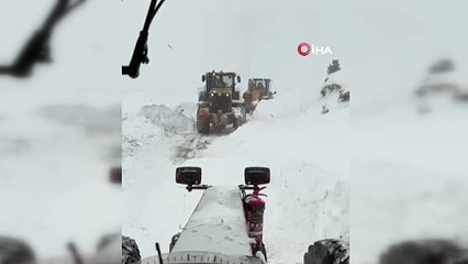 Aksu Yaylası’nda çığ