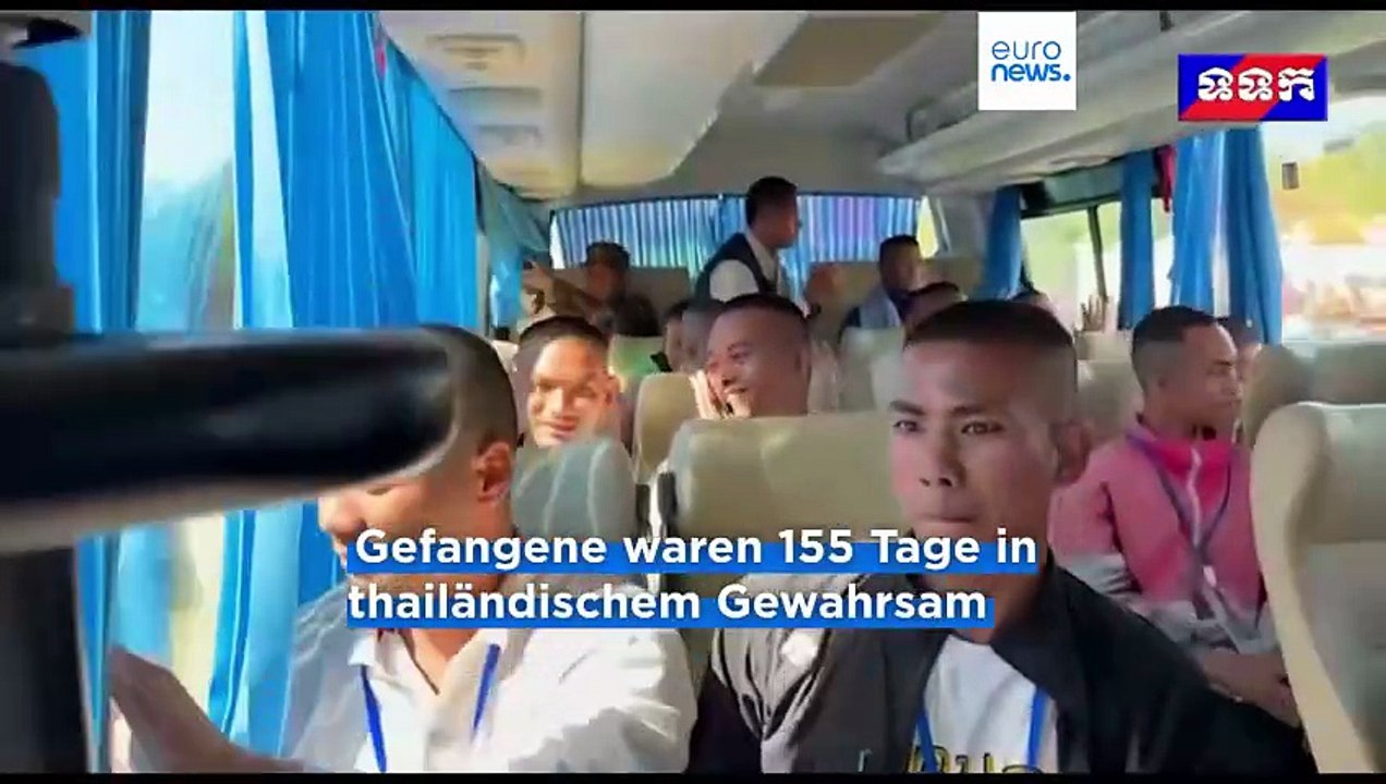 Thailand lässt 18 kambodschanische kriegsgefangene frei