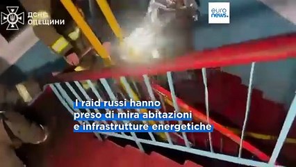 Ucraina, la Russia lancia un massiccio attacco notturno su Odessa