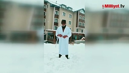 Denize düşen Fedon şimdi de kara düştü!