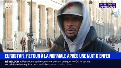 Panne Eurostar: "Ils nous ont gardés dans le train", témoigne un passager anglais