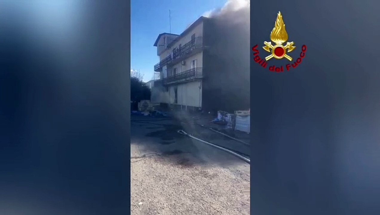 Incendio a Lamezia
