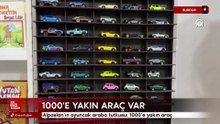 Burdur'da Oyuncak arabalarla büyüyen Alpaslan'ın koleksiyonunda 1000'e yakın araç var