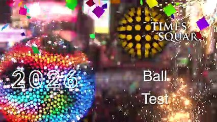 The Constellation Ball is tested before New Year's Eve 2026!