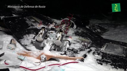 Rusia publica video de dron derribado en supuesto ataque contra casa de Putin