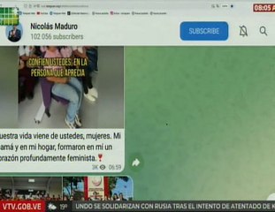 Presidente Nicolás Maduro: Ustedes mujeres formaron en mí un corazón feminista