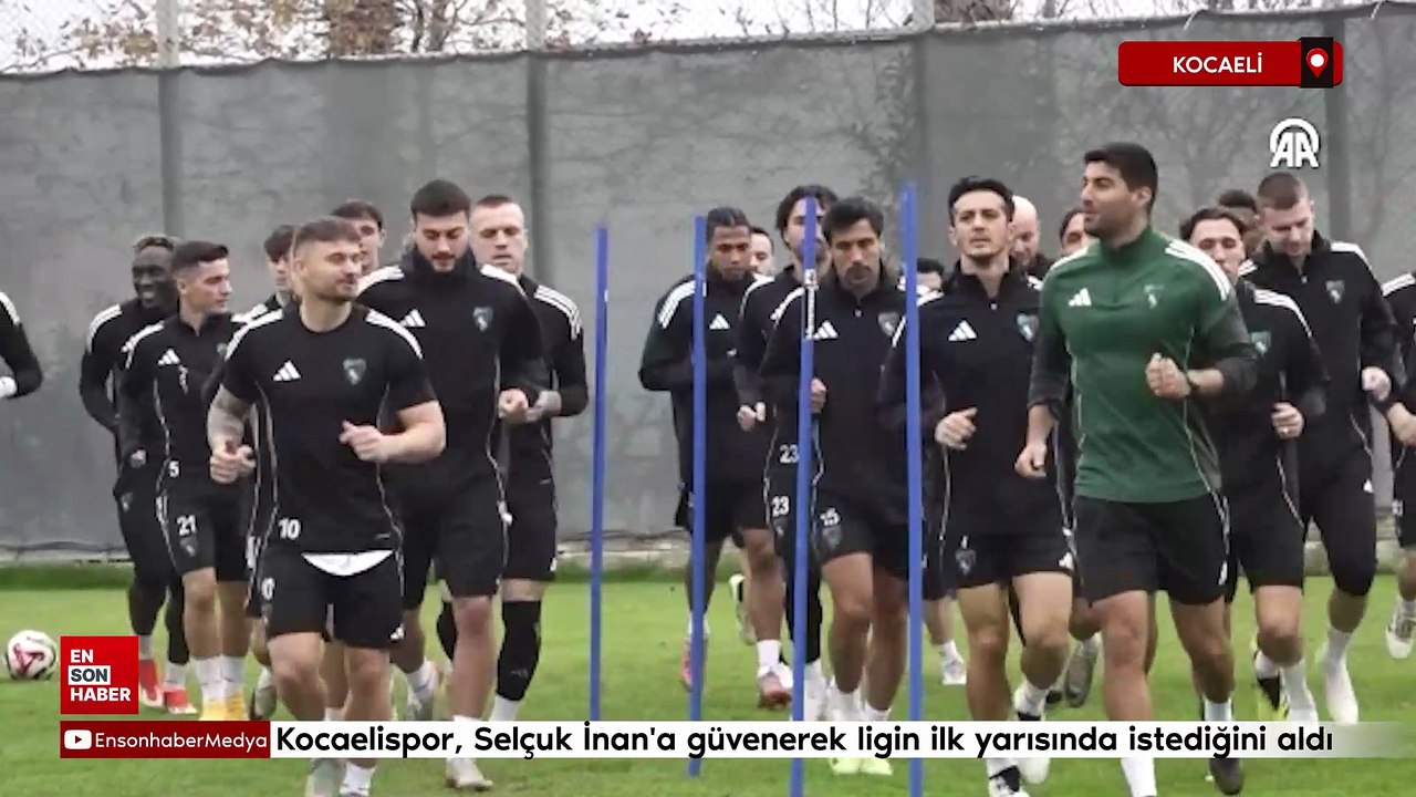 Kocaelispor, Selçuk İnan'a güvenerek ligin ilk yarısında istediğini aldı