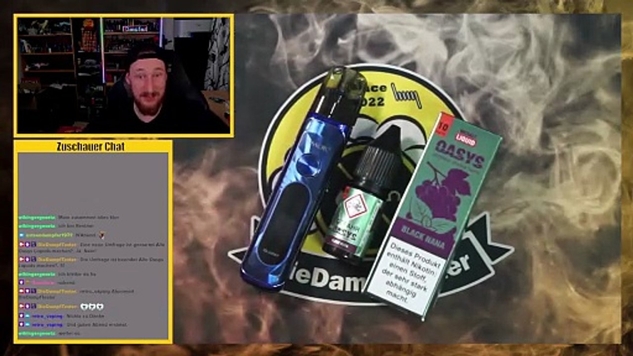 Revoltage Oasys Black Nana Liquid Geschmackstest