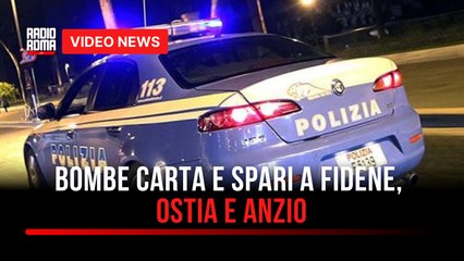 Bombe carta e spari a Fidene, Ostia e Anzio