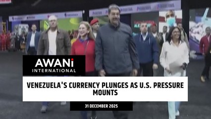 Venezuela's currency plunges as U.S. pressure mounts