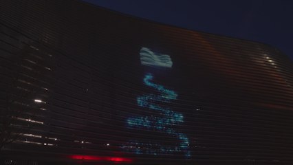El Bernabéu más navideño: una felicitación muy especial