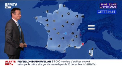 La météo pour ce jeudi 1er janvier 2026