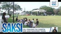 Ilang pamilya, piniling sa Luneta sasalubungin ang bagong taon | Saksi