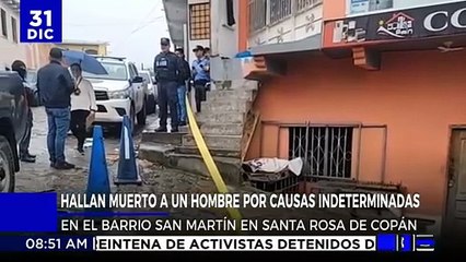 Encuentran cuerpo sin vida en barrio San Martín, Copán