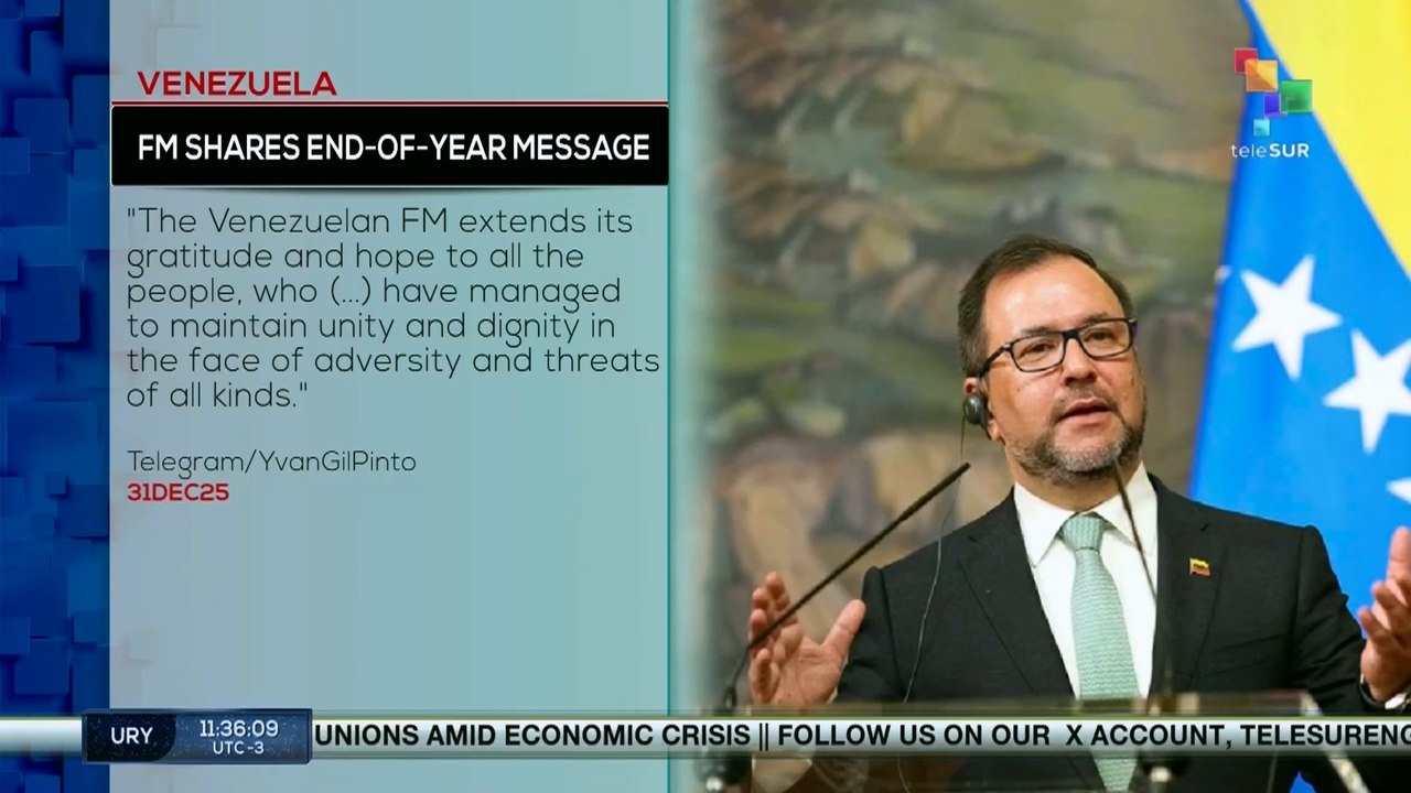 Venezuelan Foreign Ministry shares end-of-year message