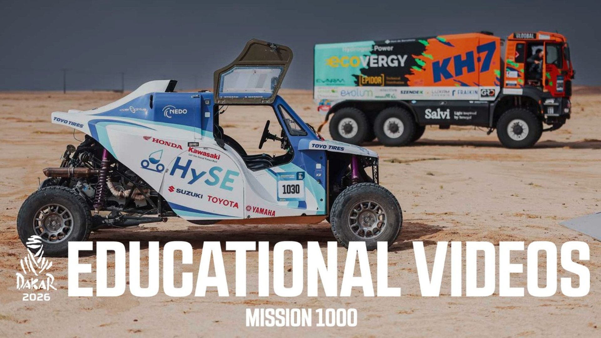⁣Dakar 2026 - Educational videos - Mission 1000