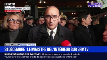 Réveillon: "90.000 policiers et gendarmes sont mobilisés sur l'ensemble du territoire", détaille Laurent Nuñez, ministre de l'Intérieur