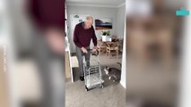 Elderly Man Takes His Cat for Adorable Daily Walks