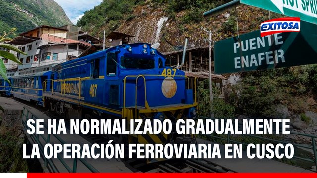 Choque de trenes en Machu Picchu: Se ha normalizado gradualmente la operación ferroviaria , asegura Cámara de Comercio de Cusco