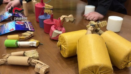 Botti illegali, oltre 1.600 "Rambo" tolti dal mercato tra Napoli e provincia (31.12.25)