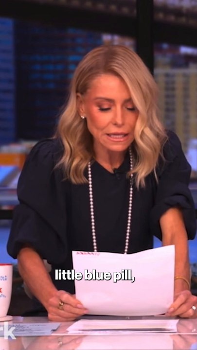 Kelly Ripa Jokes About A New Study That Claims Viagra "Could Fix" People's Hearing Loss