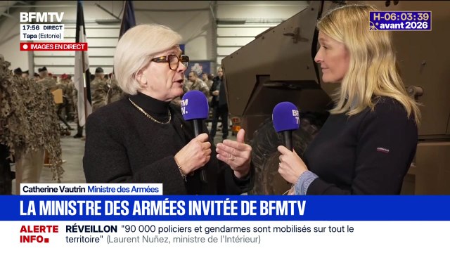 Marschall Truchot : Voeux de Poutine, la ministre des Armées sur BFMTV - 31/12