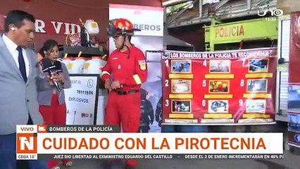 Alerta no arriesgue su vida; tome en cuenta los peligros de la pirotecnia