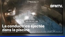 États-Unis: une conductrice éjectée dans une piscine lors d'un accident de voiture