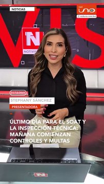 #Noticias | Hoy vence el plazo para adquirir el SOAT y realizar la Inspección Técnica Vehicular. Las autoridades informaron que se atenderá hasta el último de la fila. Desde mañana, 1 de enero, inician los operativos de control y las multas.
