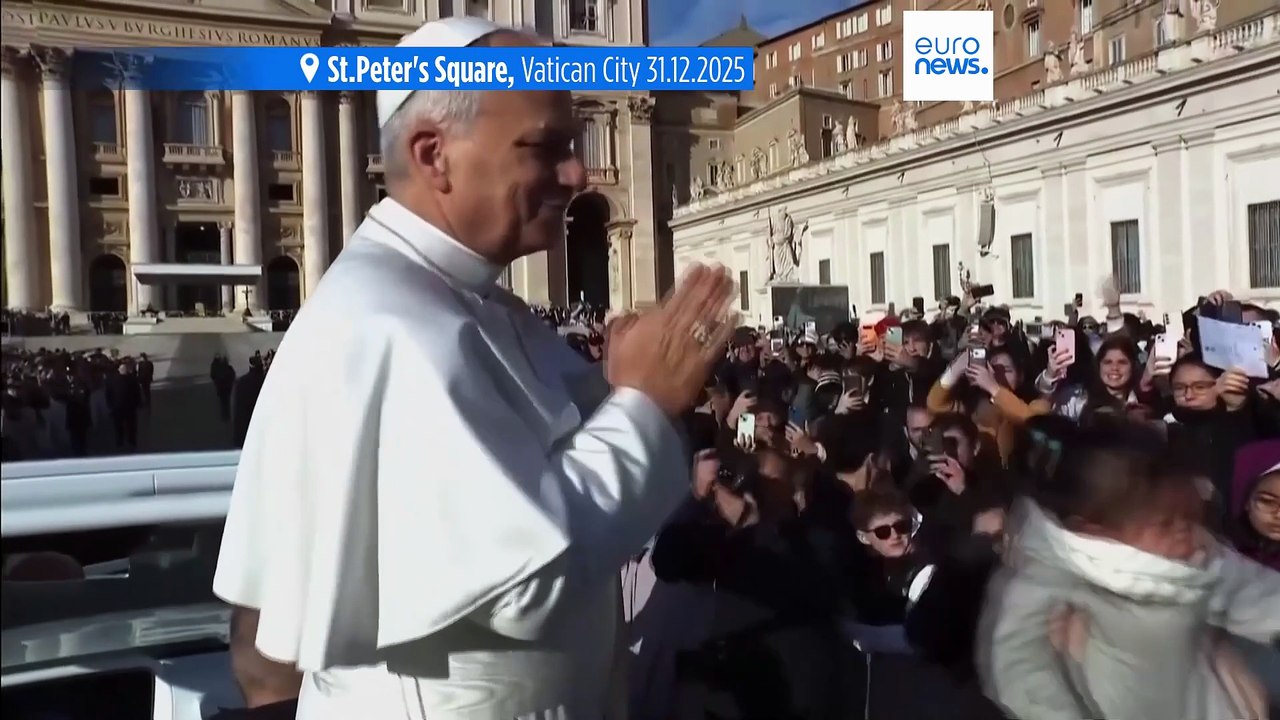 Pope Leo XIV asks that Rome be welcoming to foreigners as 2025 draws to an close
