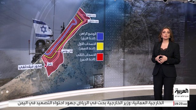 خريطة انسحاب الجيش الإسرائيلي من غزة طبقا لخطة ترمب
