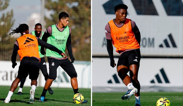 Real Madrid sin Kylian Mbappé: último entrenamiento de los merengues tras problemas en rodilla del francés