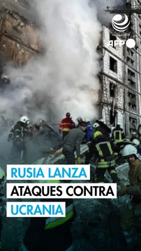 Ataques rusos en Ucrania dejan ocho heridos, incluidos tres niños