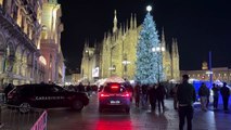 I preparati per il Capodanno in piazza Duomo