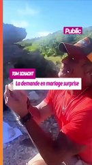 Tom Schacht, l'acteur suédois des Mystères de l'amour, demande en mariage "surprise" sa cherie Erica Sattler