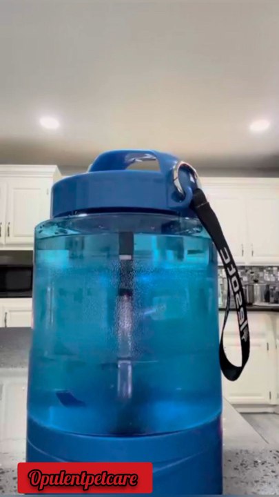 Carrying multiple bottles? 😩This 2.2L dog water bottle does it allEasy pour • Outdoor sports ready🛒 Grab yours today