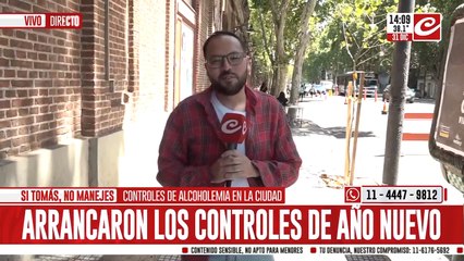 Si tomás, no manejes: refuerzan controles de alcoholemia en la ciudad