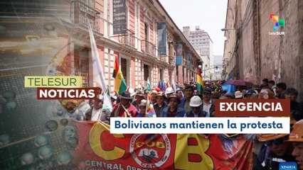 Décimo día de protestas en Bolivia exige la anulación del decreto 5503