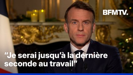 Voeux 2026: “Je serai jusqu’à la dernière seconde au travail”, déclare le président de la République Emmanuel Macron