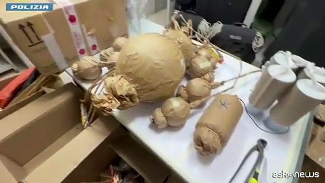Polizia sequestra super bomba di 11,5 chili per botti di Capodanno