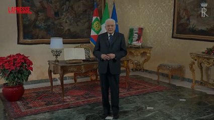 Mattarella: «Si chiude anno non facile, speriamo tempo migliore rivolto a pace»
