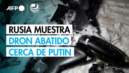 Rusia difunde video de dron abatido en presunto ataque contra la residencia de Putin