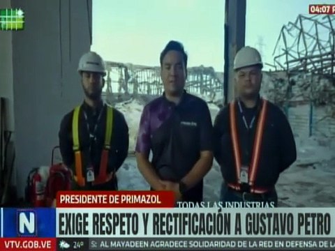 Fundador de Primazol reveló causas del incendio y desmintió acusaciones del pdte. Gustavo Petro