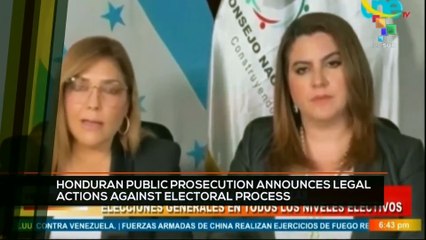 FTS 16:30 31-12: Honduran Public Prosecution announces legal actions against electoral process