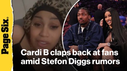 Cardi B claps back at fans amid Stefon Diggs Christmas rumors and assault allegations