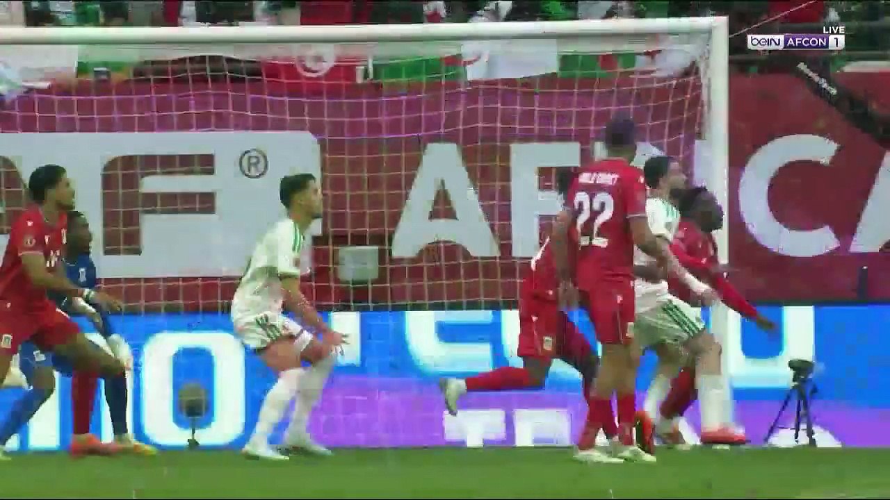 اهداف مباراة الجزائر وغينيا الاستوائية 3 1 كأس...