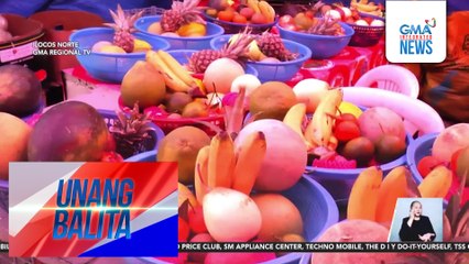 Mga bilog na prutas na nasa basket, naging mabenta nitong New Year's Eve | Unang Balita